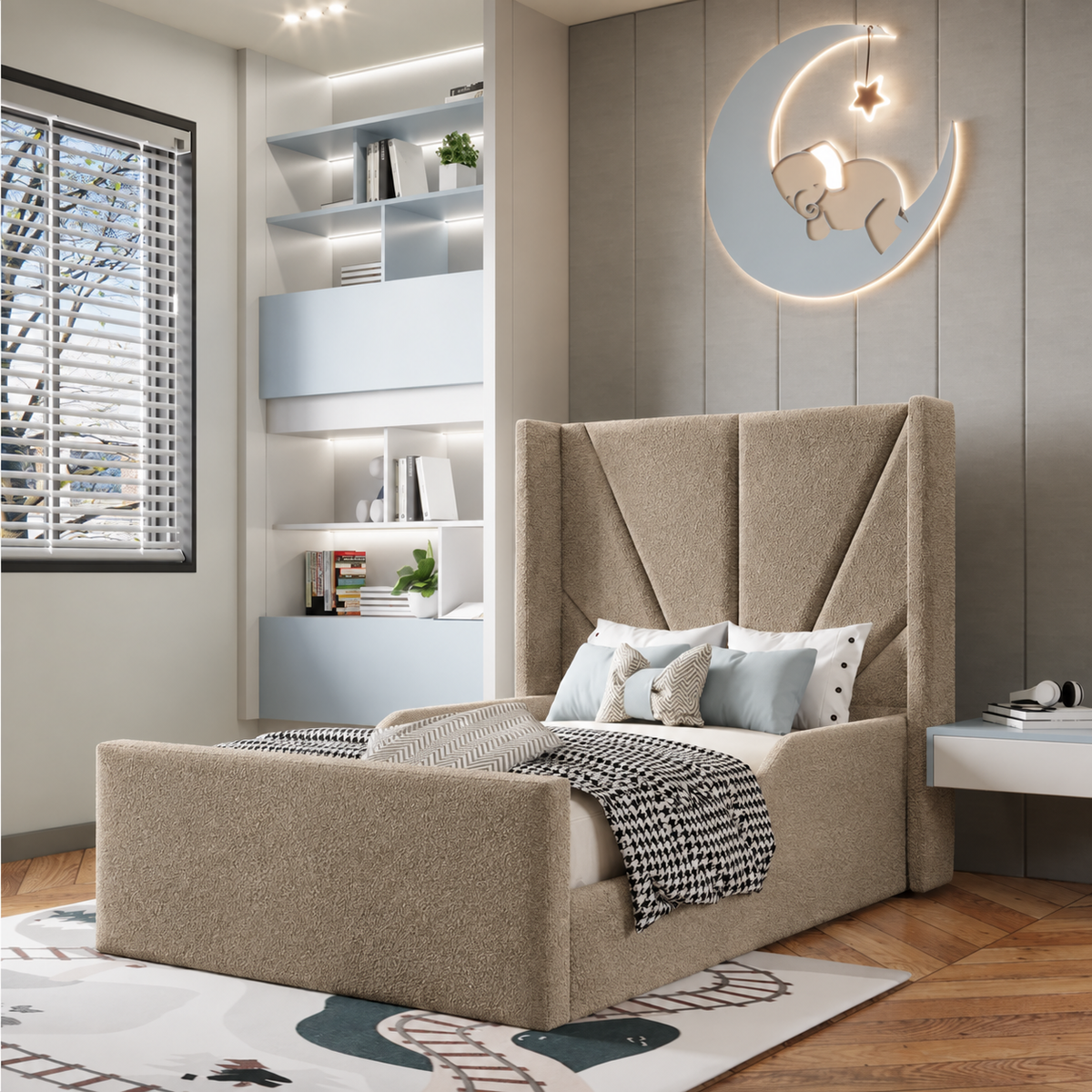Boucle Warwick Andes Nougat