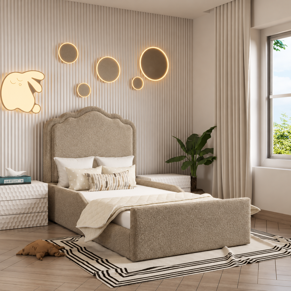 Boucle Warwick Andes Nougat