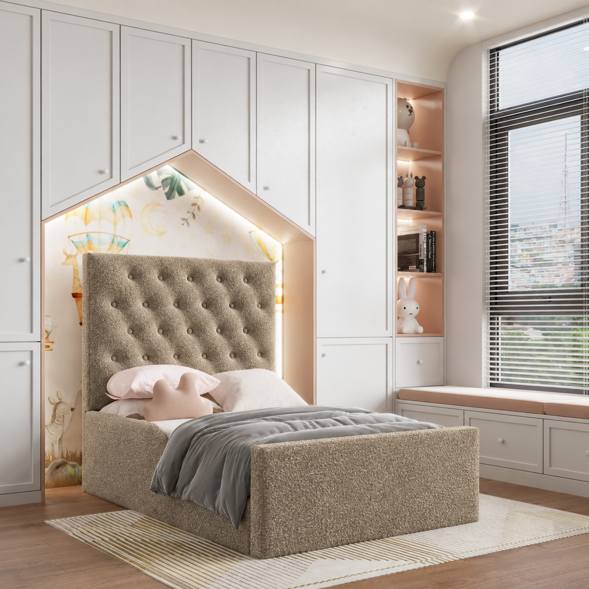 Boucle Warwick Andes Nougat