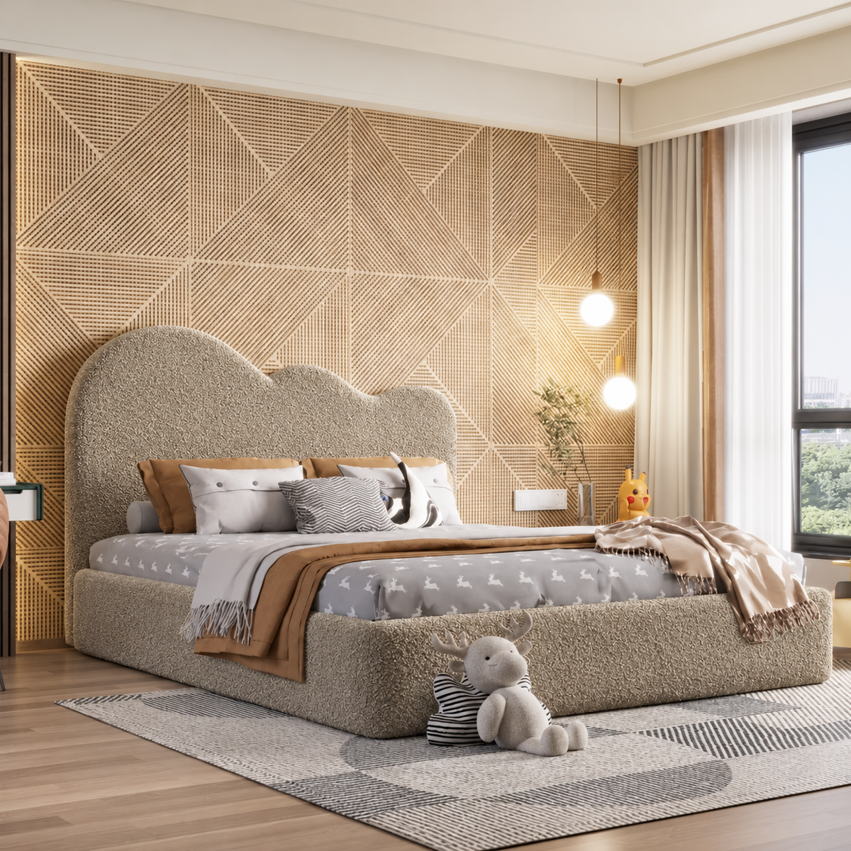 Boucle Warwick Andes Nougat