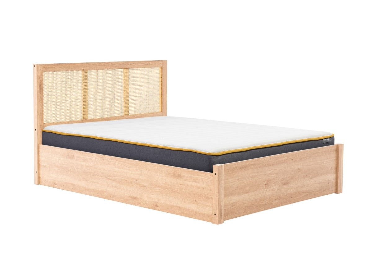 Croxley Rattan Ottoman Bed Oak