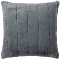 Empress Faux Fur Cushion Cover 55 x 55 - Charcoal