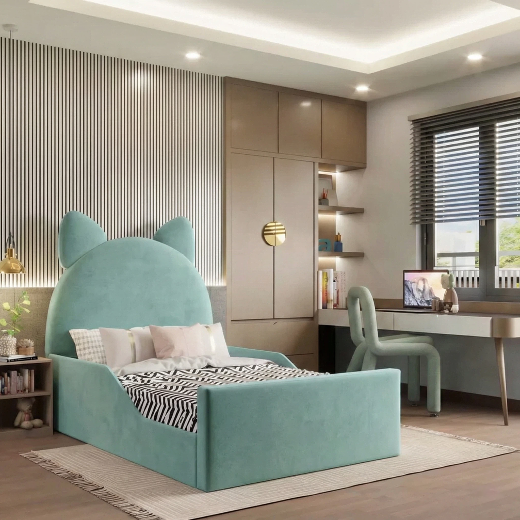 Plush Velvet Seafoam