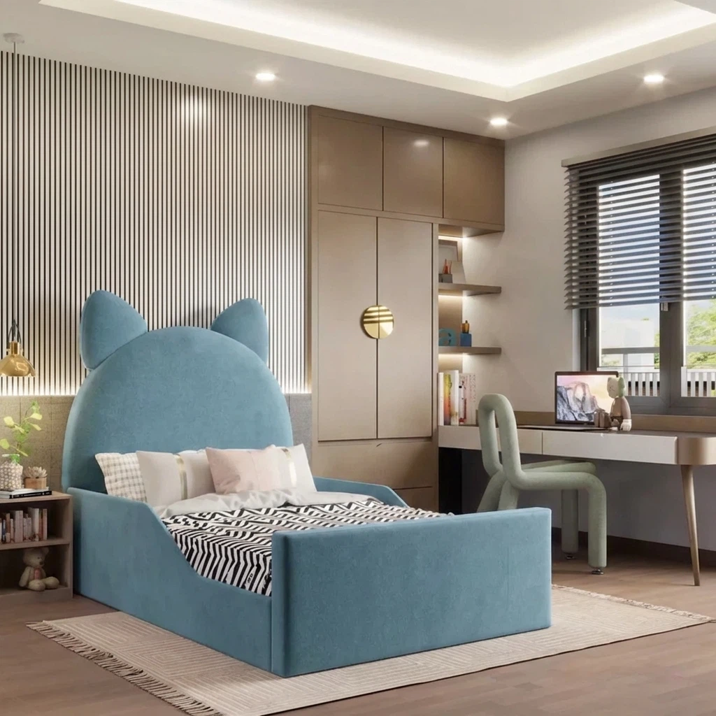 Plush Velvet Ice Blue