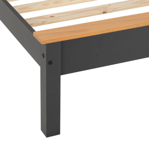 Monaco 3FT Bed Low Foot End - Grey/Oak Effect Home Done