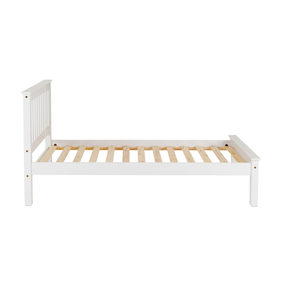 Monaco 3FT Bed Low Foot End - White