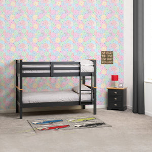 Neptune 3FT Bunk Bed - Grey/Oak Effect