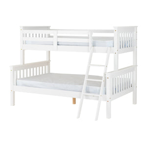 Neptune Triple Sleeper Bunk Bed - White