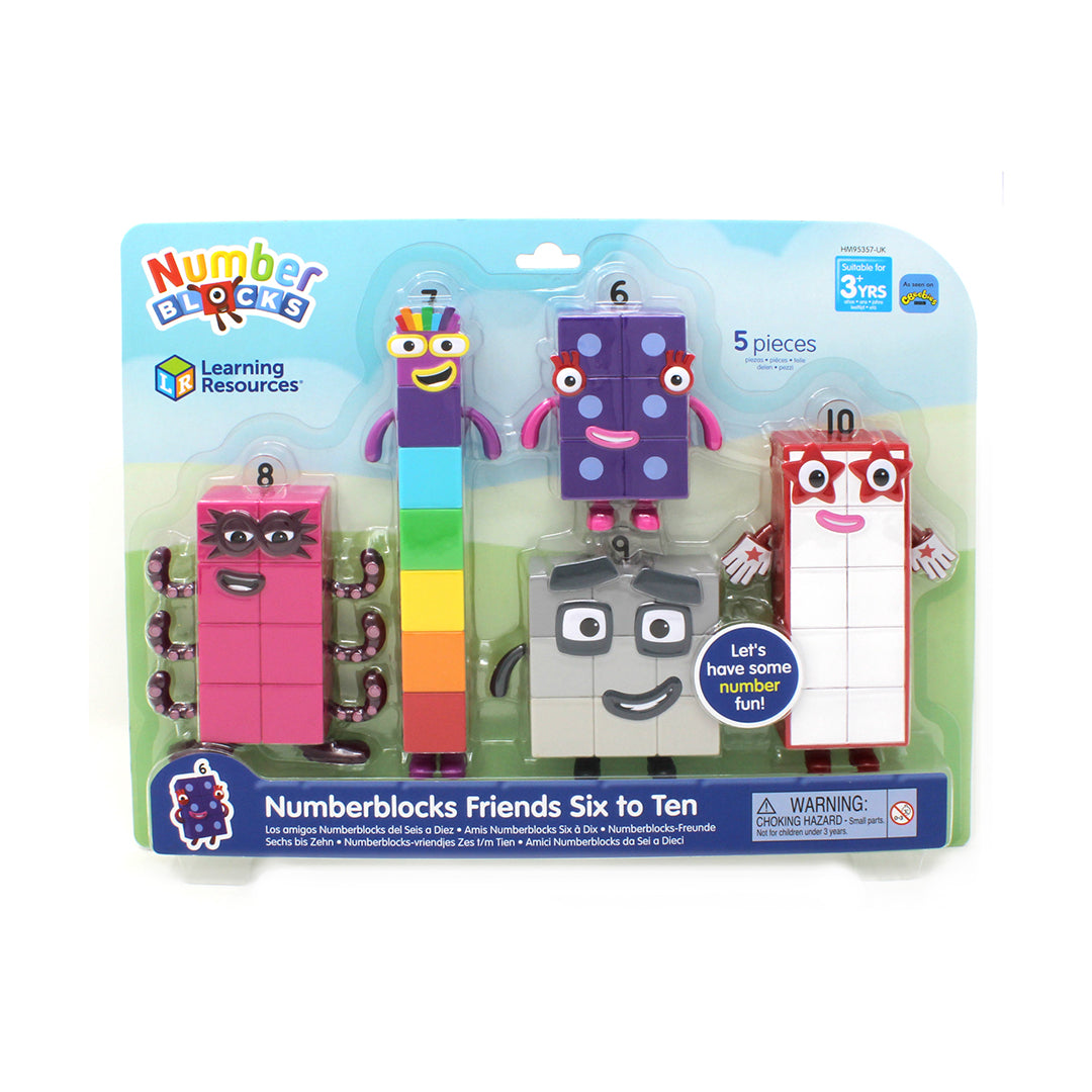 Numberblocks Friends Six to Ten
