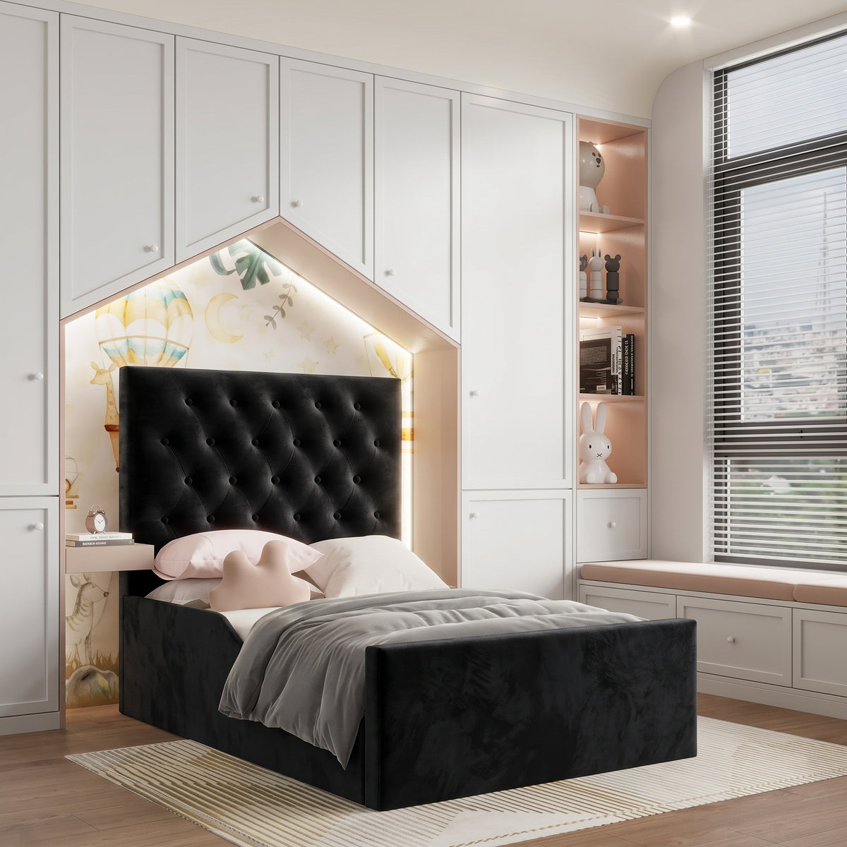 Plush Velvet Black