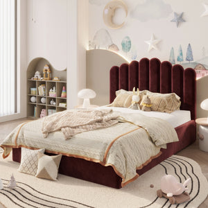 Plush Velvet Burgundy