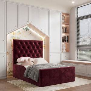 Plush Velvet Burgundy
