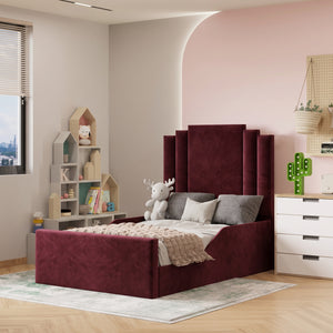 Plush Velvet Burgundy