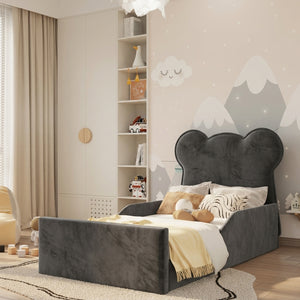 Plush Velvet Charcoal