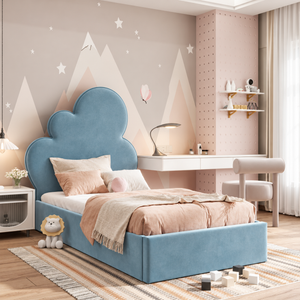 Plush Velvet Ice Blue