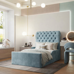 Plush Velvet Ice Blue