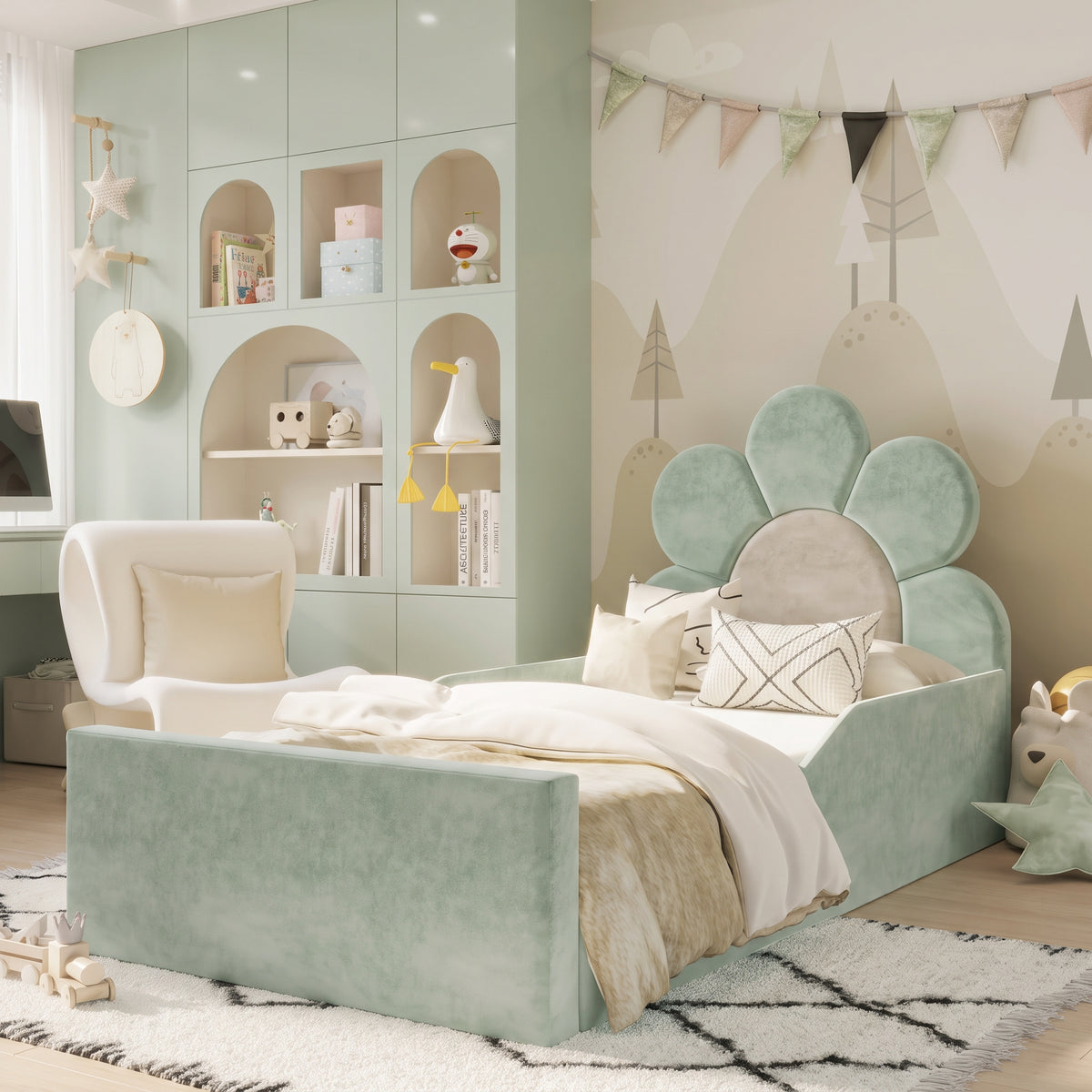 Plush Velvet Seafoam