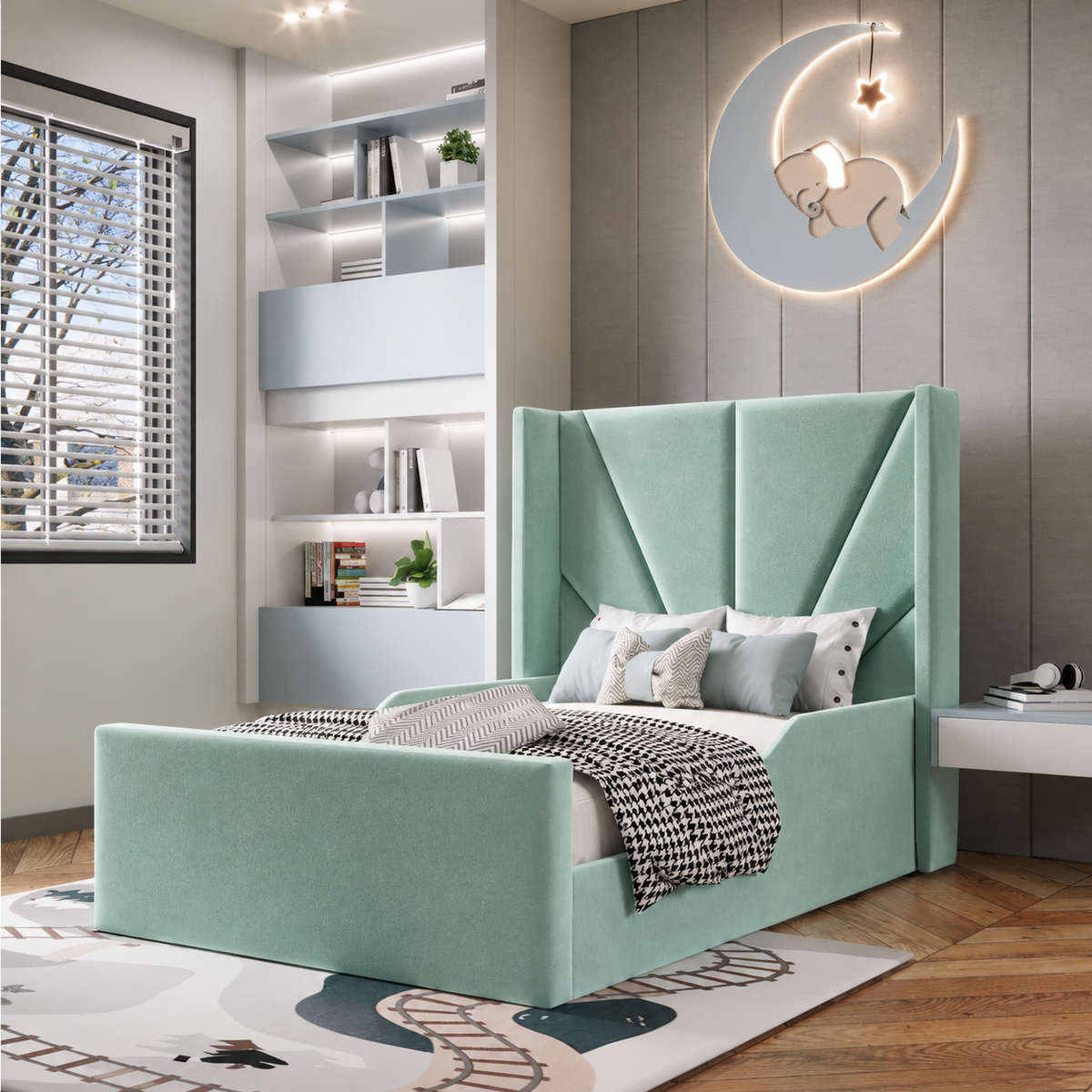 Plush Velvet Seafoam