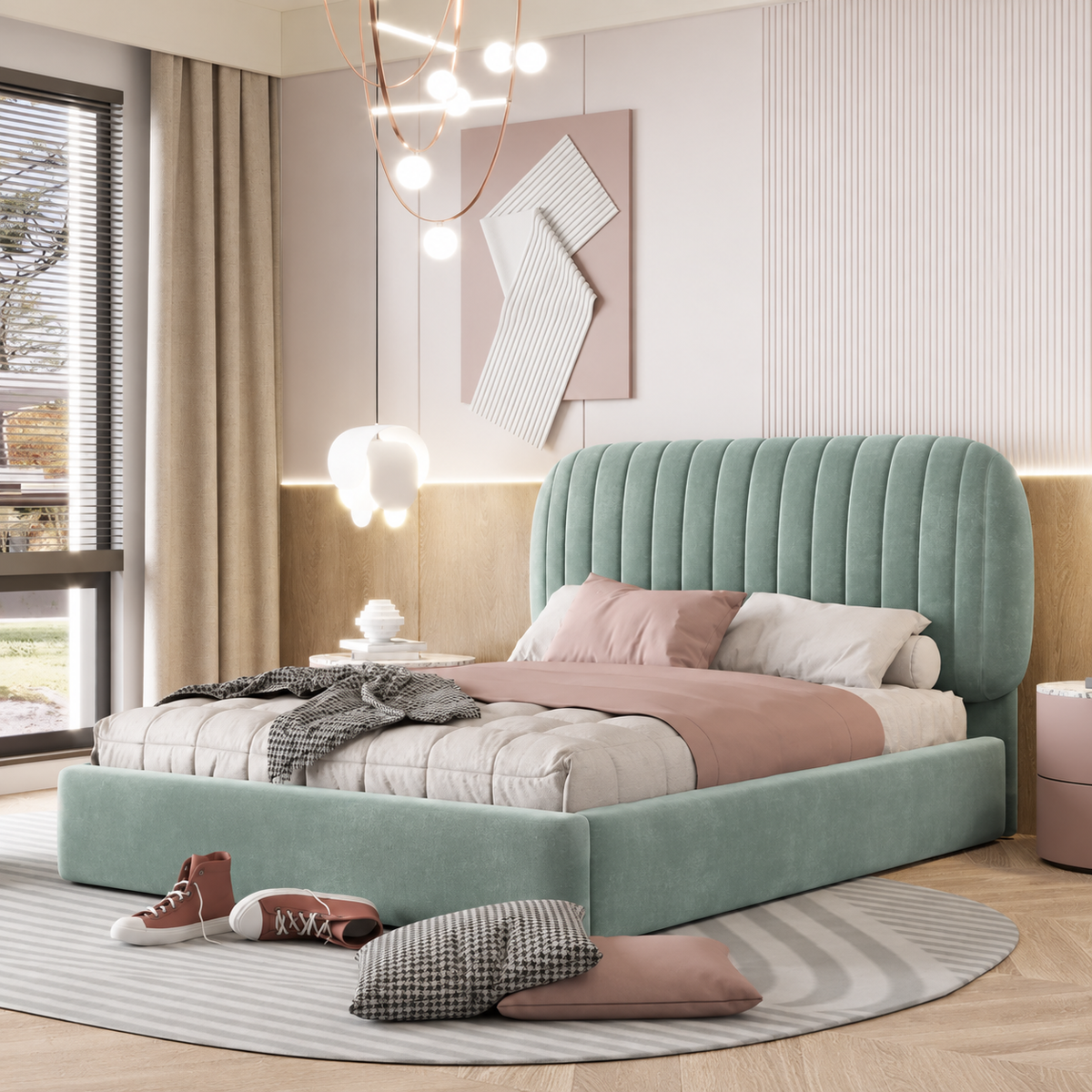 Plush Velvet Seafoam