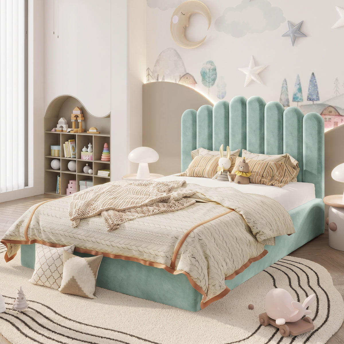Plush Velvet Seafoam