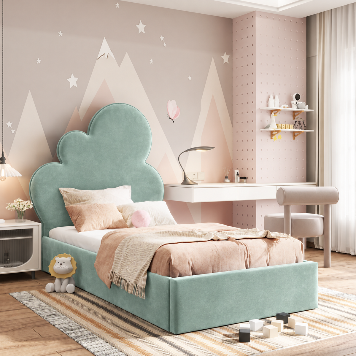 Plush Velvet Seafoam