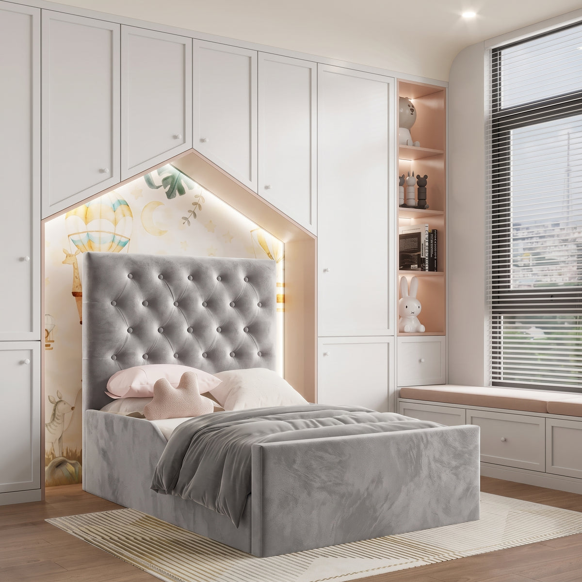 Plush Velvet Silver