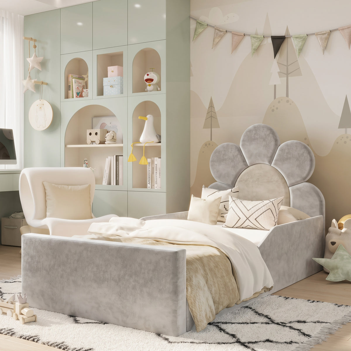Plush Velvet Silver