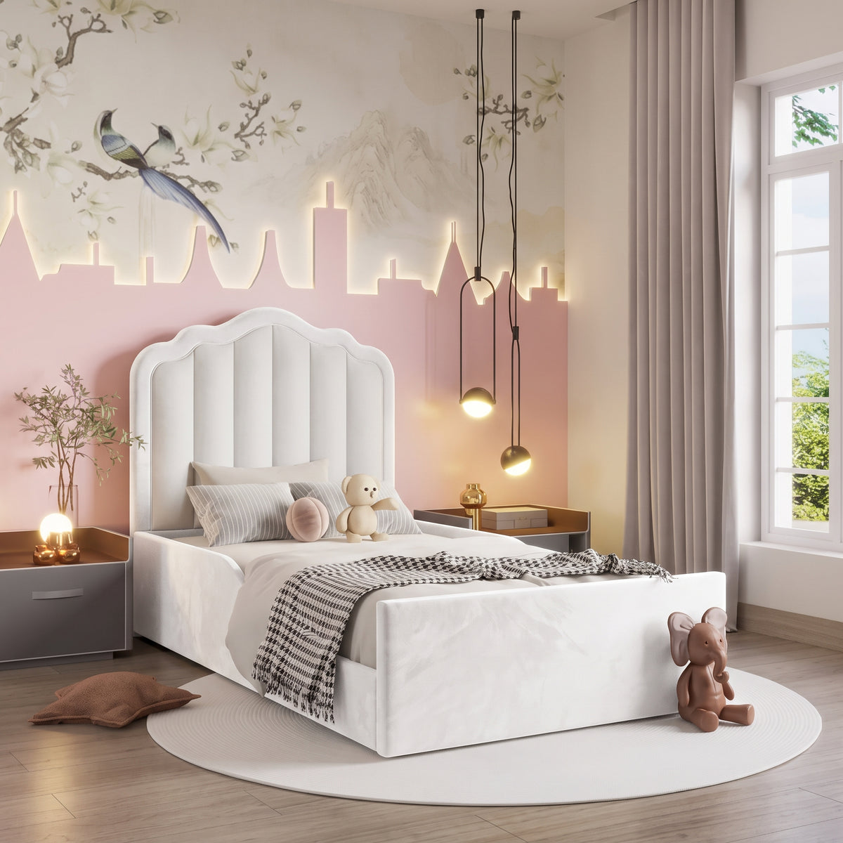 Plush Velvet White