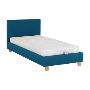 Prado 3FT Bed - Petrol Blue Fabric