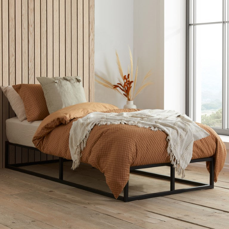 Soho Metal Platform Bed Black