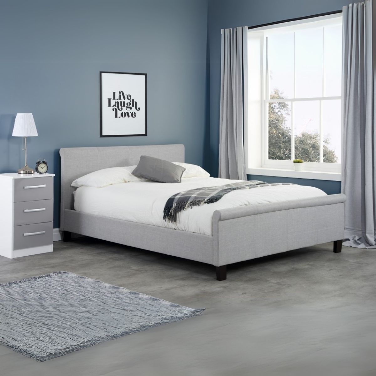 Stratus Bed Grey