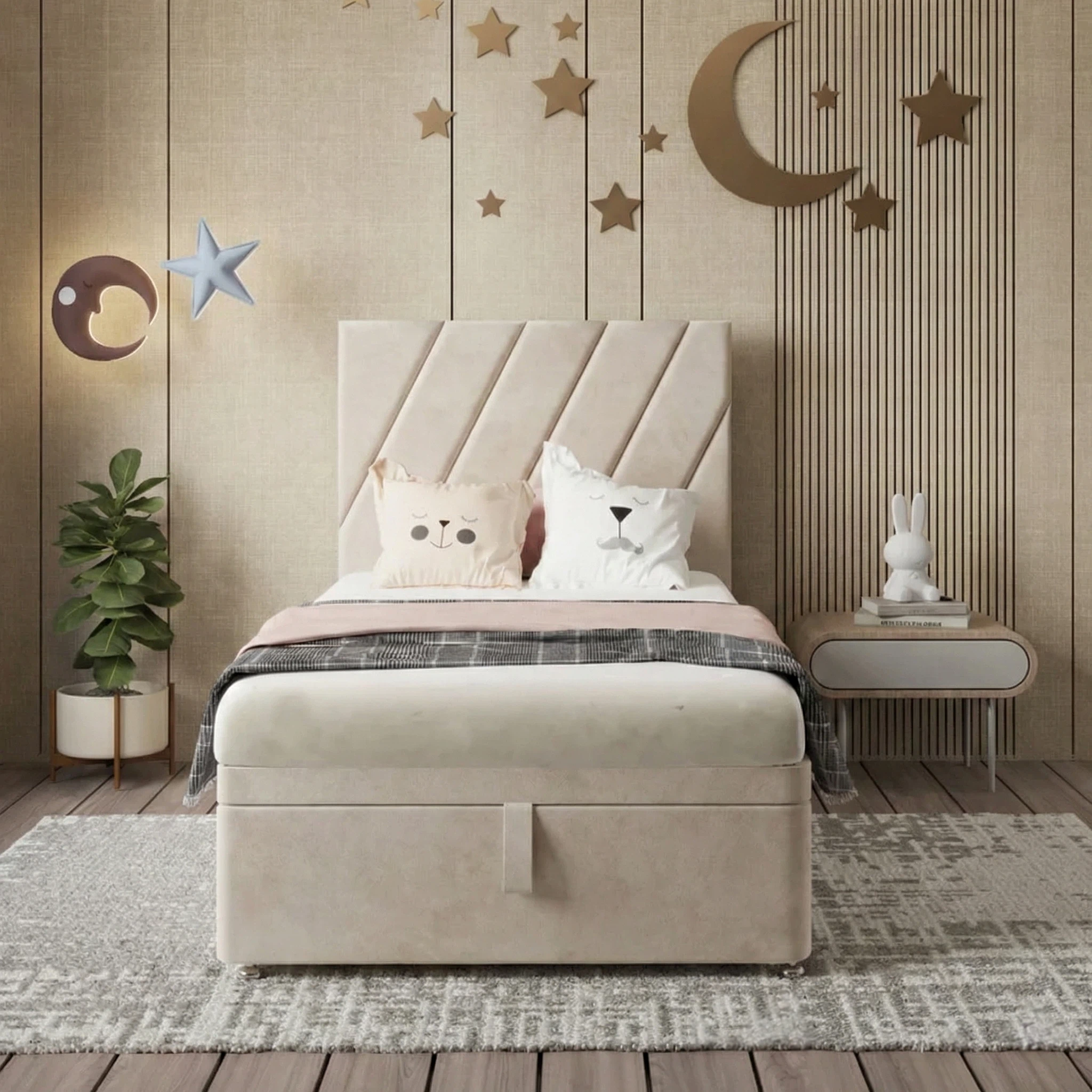 Plush Velvet Ivory