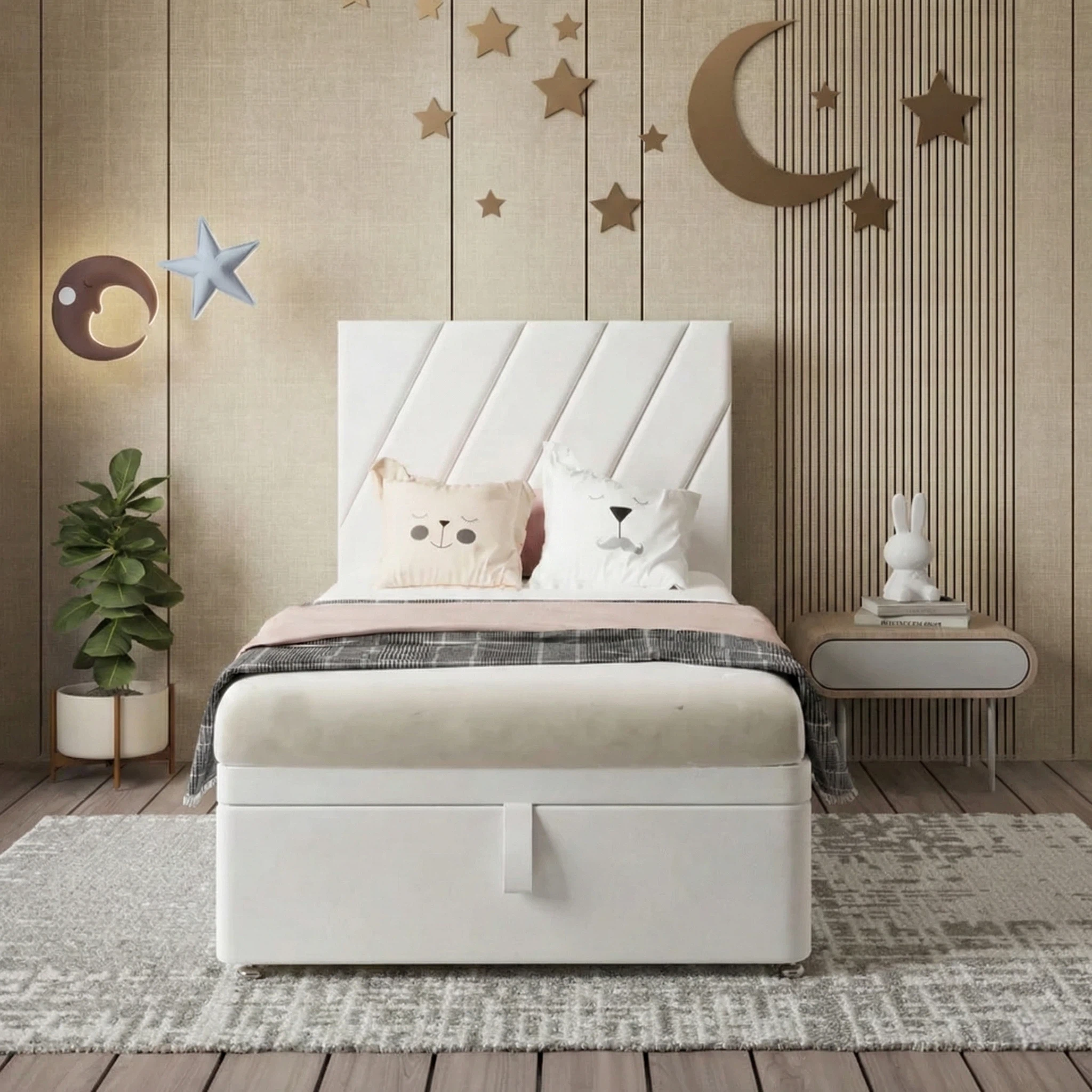 Plush Velvet White