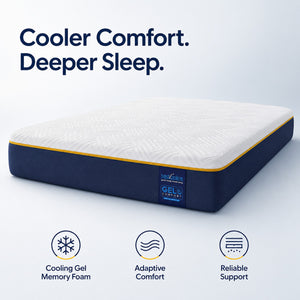 BedzOnline GelComfort cooling gel memory foam mattress