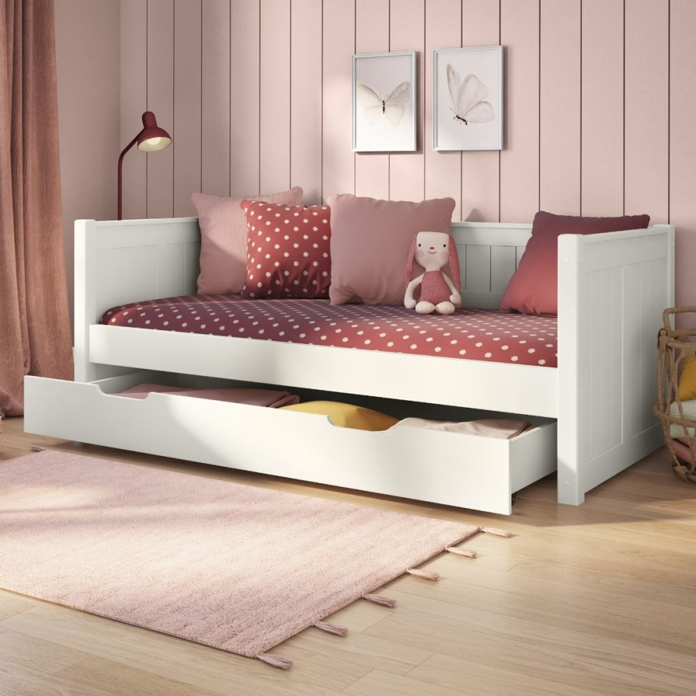 Stompa Classic Day Bed With A Trundle Drawer 90x190cm