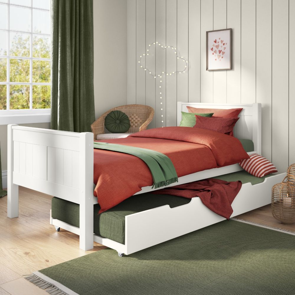 Stompa Classic Single With A Trundle Bed Including Trundle Mattress 90x190cm