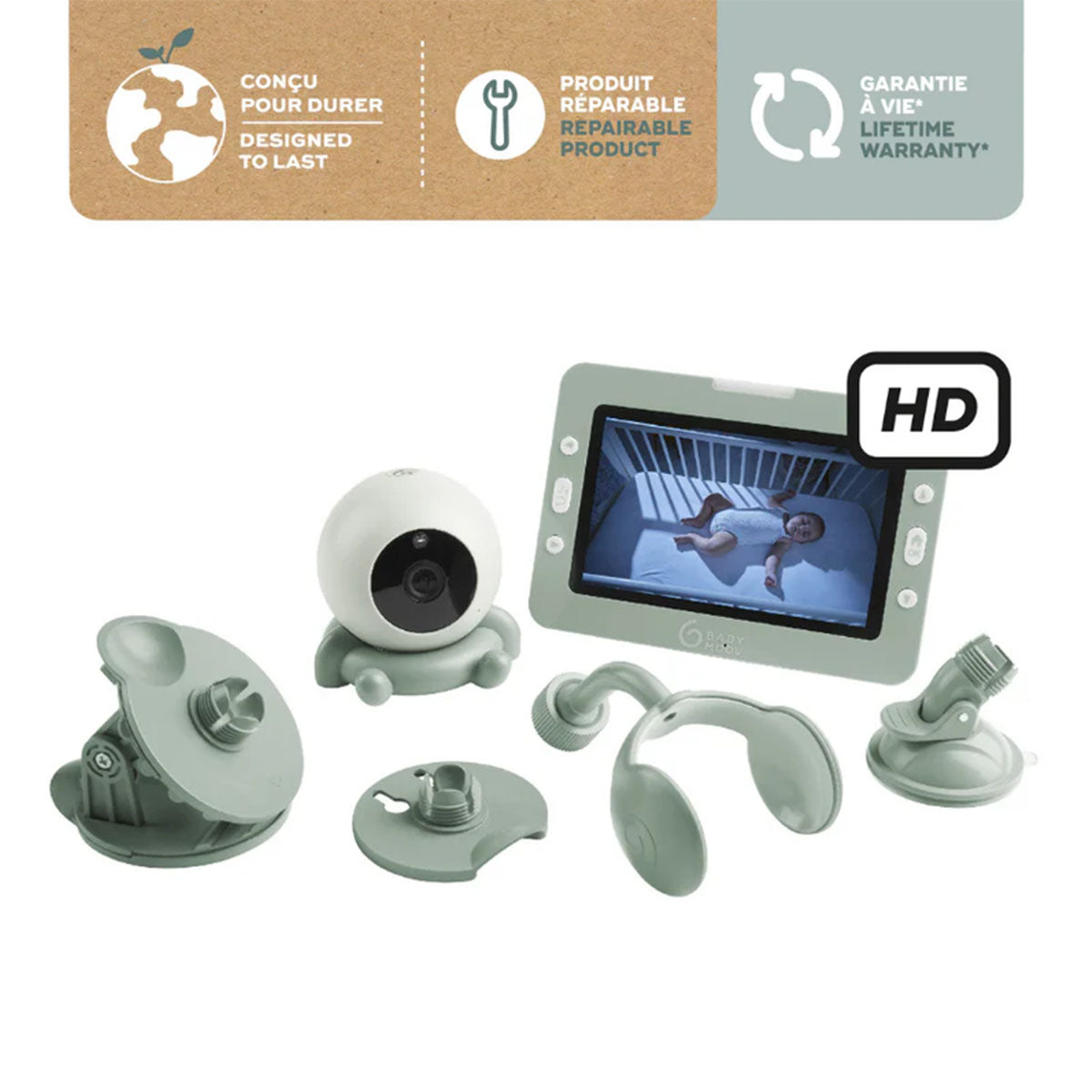 Babymoov Yoo Go Plus HD Baby Monitor