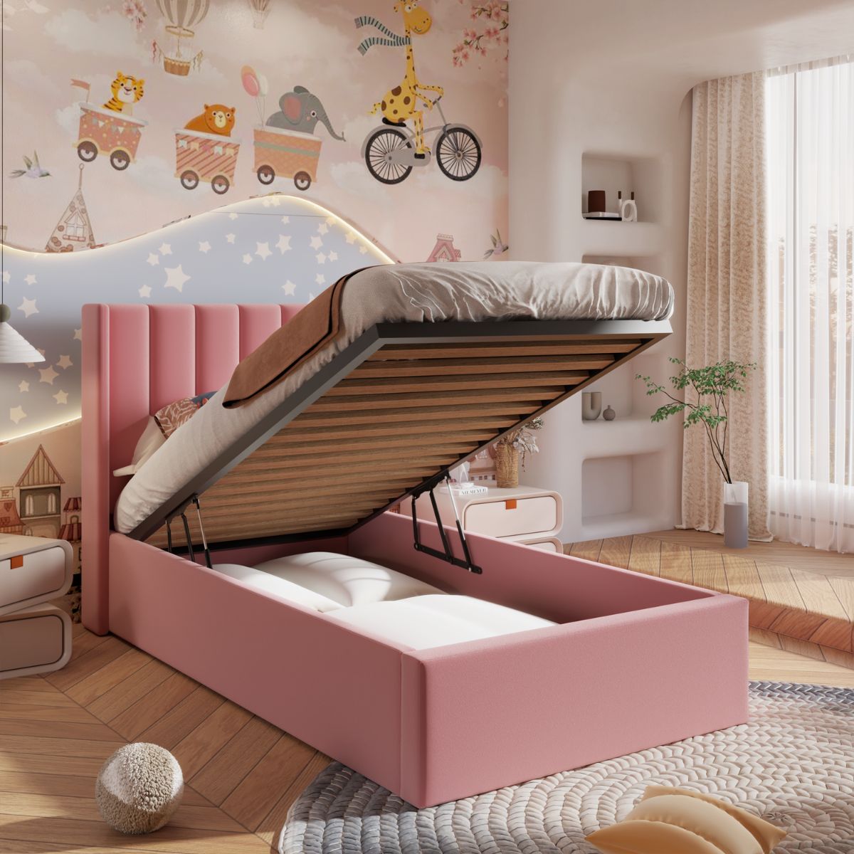Freya Kids Bed Pink