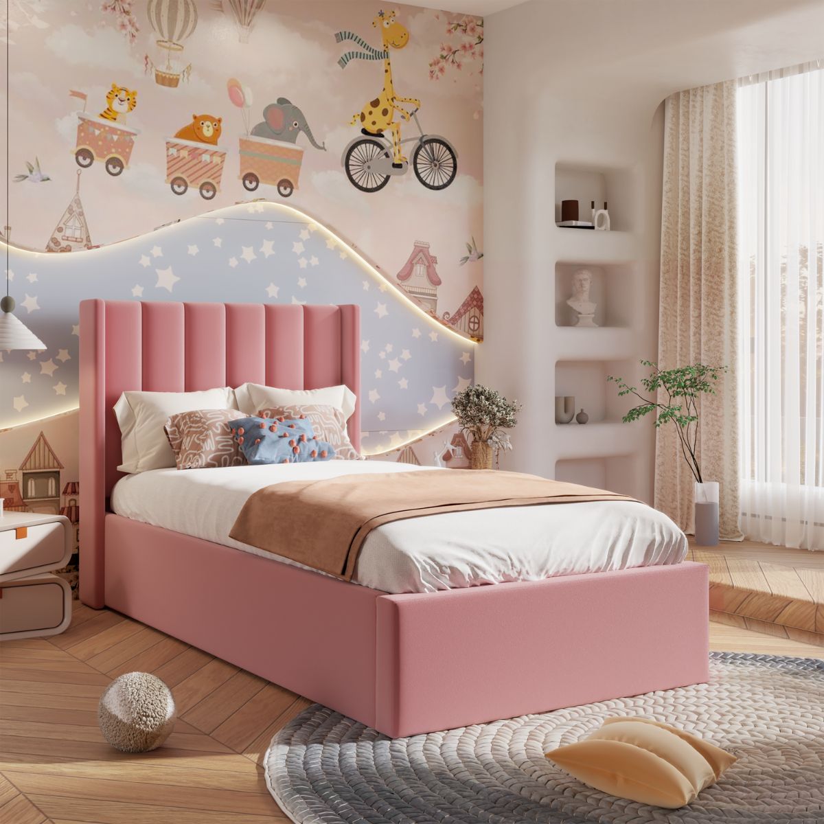 Freya Kids Bed Pink