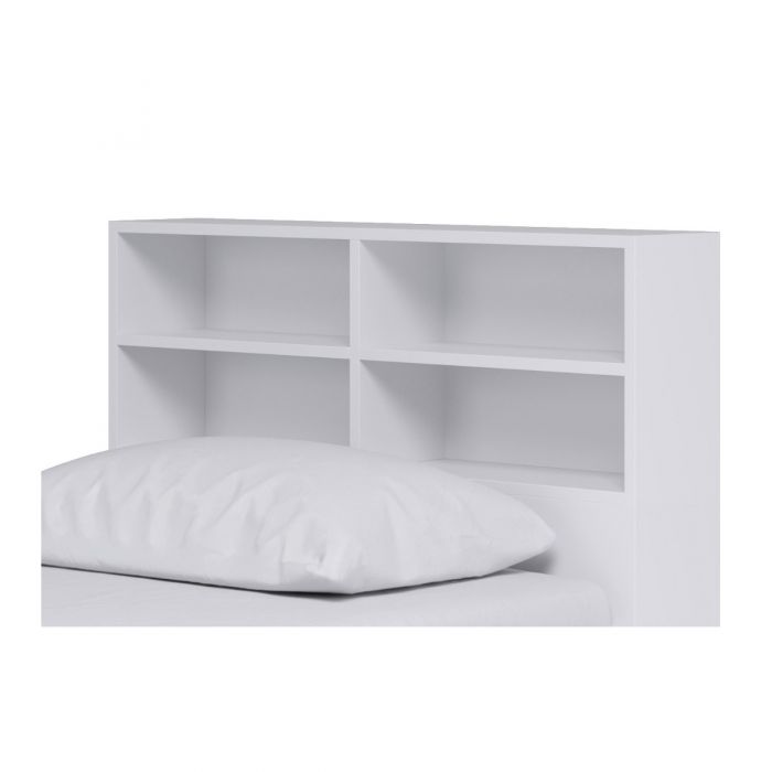 Kidsaw Bookcase Headboard Attachment For Cabin Beds - White