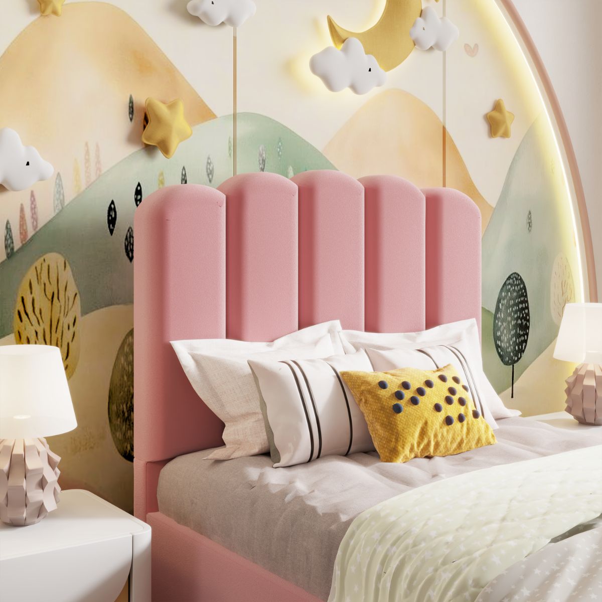 Mila Kids Bed Pink