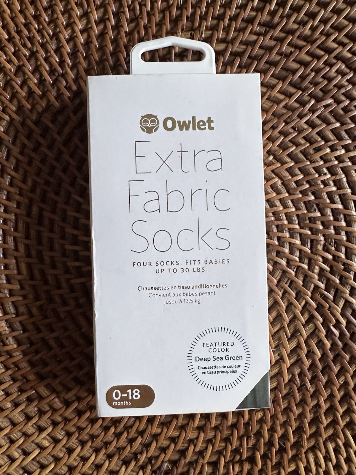 Owlet Extra Fabric Sock - Deep Sea Green