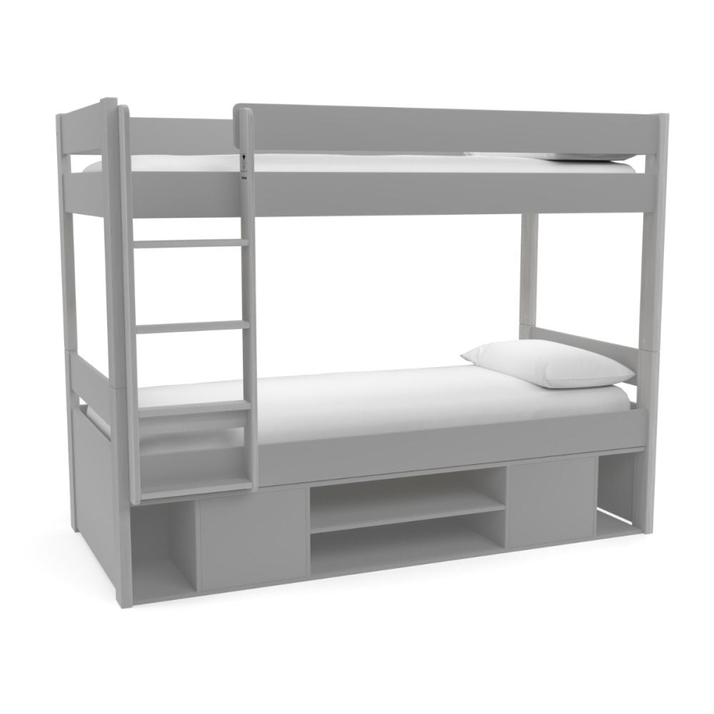 Uno Grey Bunk Bed With Under Bed Storage