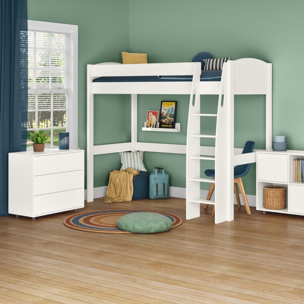 Stompa UNOS High Sleeper Frame White